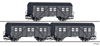 Tillig 01103 - TT - 3-tlg. Set Personenwagen, DRG, Ep. II